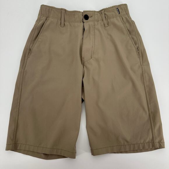 Hurley For Buckle Breathable Stretch Short 10' Inseam Khaki Stretch Mens 28 - Picture 2 of 11
